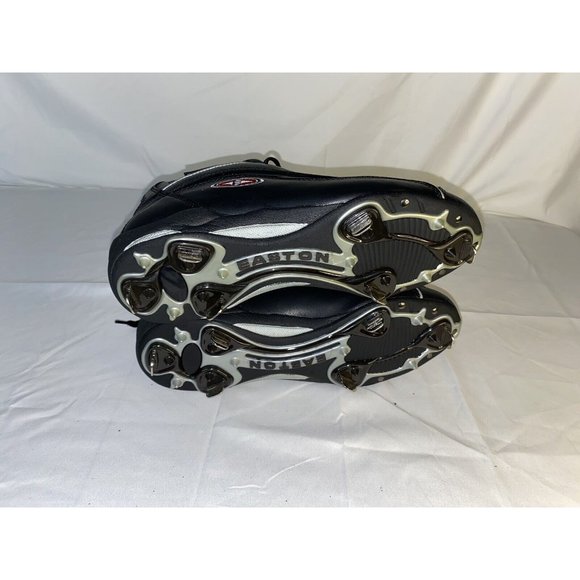 New in Box Easton Thunder Pro Low Black/Silver Baseball Cleat # M1548‎ - Picture 5 of 6